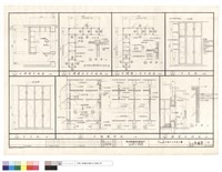 藏品(衣帽間及衣帽櫃底層及上層平面及AB立啚、衣帽櫃詳剖、詢問台詳啚)的圖片