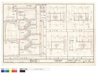 藏品(安全梯丁平面及剖面圖)的圖片