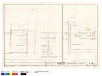 藏品(管理室平面圖,道路平面剖面圖,剖面圖)的圖片