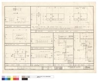 藏品(PLAN平面圖,屋頂平面,側立面,西向立面,EASTERN ELEVATION,WALL SECTION,門窗立面)的圖片