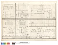 藏品(落水管箍及雨庇及鑄鉄蓋明溝及截油耳詳啚、平及立及剖面啚)的圖片