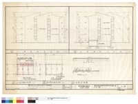 藏品(D棟東及西向立面啚、地下室及屋頂結構平面啚、版配筋詳啚)的圖片