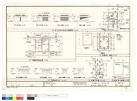 藏品(地下室安全梯(丙),甲警衛崗亭立面,平面圖)的圖片