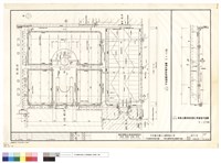 藏品(中央庭園及停車場及南棟大樓與教育部之間綠地平面圖)的圖片