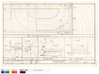 藏品(甲汽車坡道地面層平面圖、剖面詳圖、樓梯扶手踏步詳圖、樓梯踏步平面詳圖)的圖片