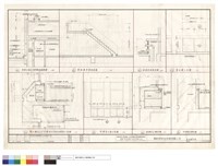 藏品(屋頂水箱及不锈鋼爬梯詳圖,電梯機房樓梯詳圖,屋頂管道間詳圖,窗台櫃立面圖,窗台櫃反天花收邊詳圖,陸樓窗台櫃立面圖,)的圖片