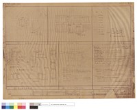 藏品(配置及現況圖及面積計算表及位置示意及防火鐵門詳細圖大樣)的圖片