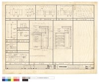藏品(室內木隔墻及櫃台詳圖)的圖片