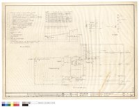 藏品(給水衛生工程,地下室平面,圖例及說明)的圖片