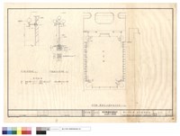 藏品(體育館一樓廣場及外墻照明平面圖,灯具安裝詳圖)的圖片