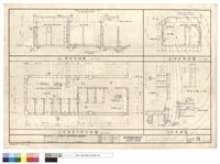 藏品(廁所剖面、教員更衣室平面圖、衣架詳圖)的圖片
