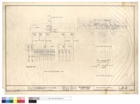 藏品(配電系統單綫結綫圖、二樓及司令台配電平面)的圖片