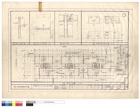 藏品(屋頂及突出物各向立面及冷氣口及通氣孔平及剖面圖)的圖片