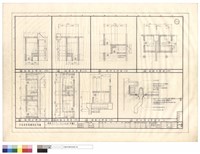 藏品(浴廁平面啚、屋頂落水罩詳圖)的圖片