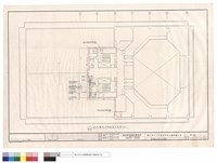 藏品(拾貳層給水管配管平面圖)的圖片