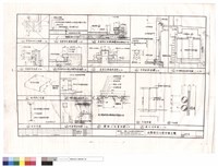 藏品(屋頂管道出口及空調基座及爬梯及剖面及防水隔熱及突出物防水收頭(有邊溝部份)及收頭及避雷針座及鑄鉄人孔蓋及廢水坑及防撞護角及筏基.通氣及排水管詳圖)的圖片