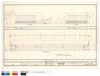 藏品(看台層平面圖,南北向立面圖)的圖片
