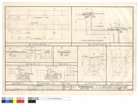 藏品(看台木板坐墊平面及剖面圖,剖面詳圖,明溝加蓋詳圖,側溝陰井詳圖)的圖片