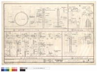 藏品(木門窗詳剖、防火門詳剖、円門作法補強柱剖面)的圖片