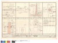 藏品(水池,平台,擋土墻,噴水池詳圖及濆水池平面圖及校衛立面,頂視圖)的圖片