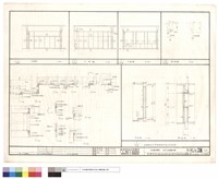 藏品(貳樓校長室、會客室室內裝修圖及廁所墻面、平面、剖面圖)的圖片
