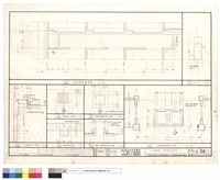 藏品(送菜昇降梯平面、剖面、屋頂出入口、鐵爬梯、抽風機開口)的圖片