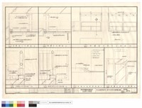 藏品(石骨板天花、塑膠天花詳圖，参層看台扶手立面、剖面圖，樓梯夾層平台扶手剖面圖，無縫地板接頭、壹層走道扶手詳圖)的圖片