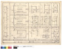 藏品(墻剖面、樓梯平面、廁所及廚台詳圖)的圖片