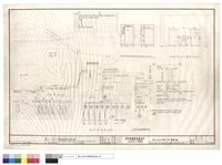藏品(位置圖,配電室立面,配電箱剖面,負載表,單線圈,圖例,圖目)的圖片