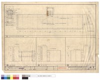 藏品(屋頂排水明暗溝陰井，東西向立面、縱剖面)的圖片