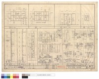 藏品(牆剖面、木隔牆、門窗詳細圖)的圖片
