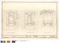 藏品(地下室一層、二層、天花平面圖)的圖片