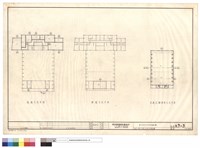 藏品(三層、四層、夾層、天花平面圖)的圖片