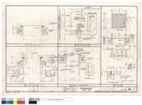 藏品(屋頂採光罩,通風機口,落水頭,收頭 出入口,鐵爬梯及陰井詳圖)的圖片