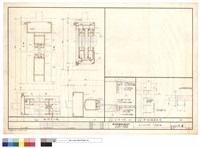 藏品(鋁門窗大樣,木門大樣,鐵爬梯平面圖)的圖片