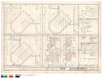 藏品(樓梯平面，踏步，扶手大樣，嵌銅條磨石子地坪及球場地坪大樣)的圖片