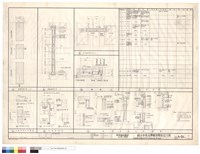 藏品(夾板門扇，防爆窗，木門，防火門，玻璃磚墻大樣，五金表)的圖片