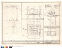 藏品(鋁窗大樣、浴室、廁所平面、剖面詳圖，衣物架大樣)的圖片