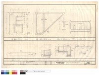 藏品(電梯廁所平面，屋頂水箱平面、剖面，地面水箱剖面)的圖片