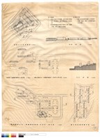 藏品(活動中心等角透視，招待所、教職員俱樂部三樓平面，學生活動中心、教職員俱樂部二樓平樓，學生活動中心、教職員俱樂部、招待所一樓平面，學生宿舍標準層平面)的圖片