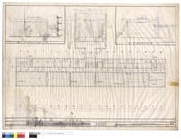 藏品(貮層平面圖,階梯教室側立面及背立面圖)的圖片