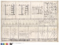 藏品(大樓立面詳圖,男,女廁平面圖,廁所剖面圖,鋁窗窗台詳圖,木門詳圖,木窗,木門窗,鋁窗立面圖)的圖片