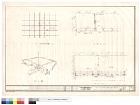 藏品(天花輕鋼架示意圖,平面及剖面圖)的圖片
