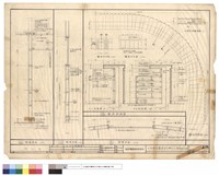 藏品(隔墻剖面、平面，櫃檯詳細圖、平面圖)的圖片