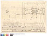 藏品(貳層,屋頂平面,北南向立面)的圖片