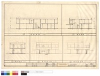 藏品(總剖面,東西向立面)的圖片
