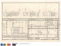 藏品(交誼廳立面圖,丙梯詳圖,牆剖面圖)的圖片