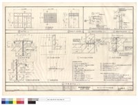 藏品(門窗立面圖,鋼板門詳圖,伸縮縫詳圖)的圖片