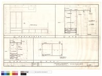 藏品(管理室衣櫥,床鋪立面,剖面圖)的圖片