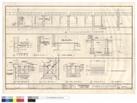 藏品(男沐浴更衣室及男廁剖面詳圖,水槽,置物架,不鏽鋼人孔蓋,加蓋水溝及花台剖面詳圖,鑄鐵蓋平,剖面圖)的圖片